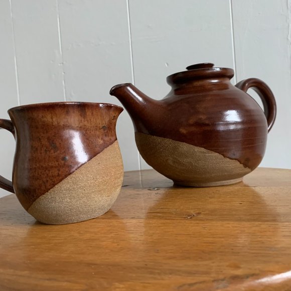 Beautiful Pottery Tea Set - Picture 7 of 7